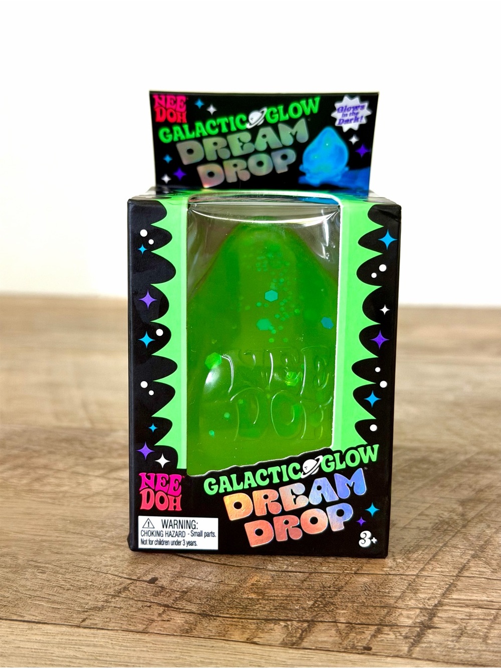 Extremely RARE Limited Edition Glow In Dark NeeDoh Galactic Glow Dream Drop